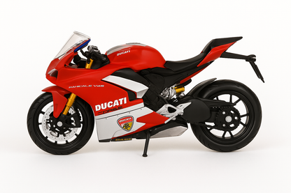 Maisto Ducati Panigale V4 S Corse 1:18 Scale Diecast Bike Model – Premium Collectible Superbike Replica | Limited Edition Ducati Toy Bike for Display, Gifting & Collectors (Red)