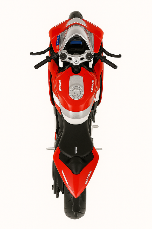 Maisto Ducati Panigale V4 S Corse 1:18 Scale Diecast Bike Model – Premium Collectible Superbike Replica | Limited Edition Ducati Toy Bike for Display, Gifting & Collectors (Red)