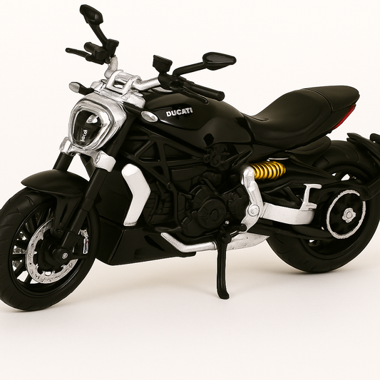 Bburago Ducati XDiavel S 1:18 Scale Diecast Bike Model – Premium Cruiser Collectible | Metal Motorcycle Replica for Display, Gifting & Collectors (Black/Silver)
