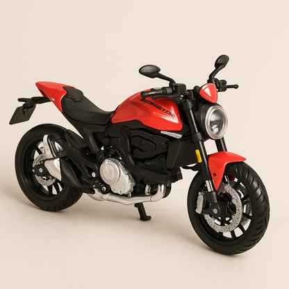 Maisto Ducati Monster 1:18 Scale Diecast Bike Model – Premium Naked Superbike Collectible | Metal Toy Motorcycle for Display, Gifting & Collectors (Red/Black)