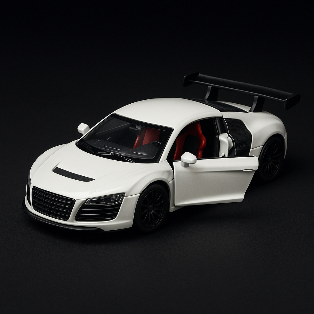 1:32 Scale Audi R8 GT Sport Diecast Model Car Pull Back Action