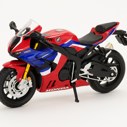 Maisto Honda CBR 1000RR-R Fireblade SP 1:18 Scale Diecast Bike Model – Premium Superbike Collectible | Metal Motorcycle Toy for Display, Gifting & Collectors (Red/White/Blue)