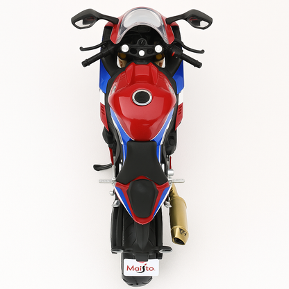 Maisto Honda CBR 1000RR-R Fireblade SP 1:18 Scale Diecast Bike Model – Premium Superbike Collectible | Metal Motorcycle Toy for Display, Gifting & Collectors (Red/White/Blue)