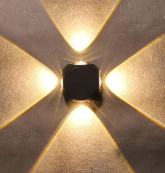 4 Way Outdoor Wall Light (Warm White)