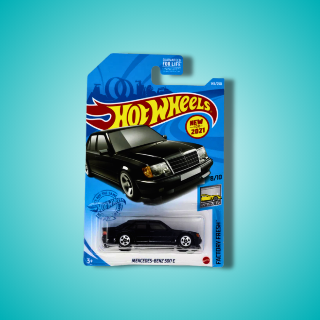 Hot Wheels 5-Car Collectors Set – Porsche 911 Rallye, Mercedes-Benz 500E, Subaru BRZ, Tesla Cyberquad & 1966 Buick Riviera
