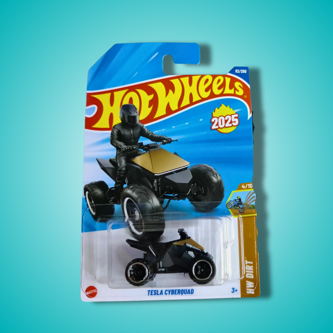 Hot Wheels 5-Car Collectors Set – Porsche 911 Rallye, Mercedes-Benz 500E, Subaru BRZ, Tesla Cyberquad & 1966 Buick Riviera