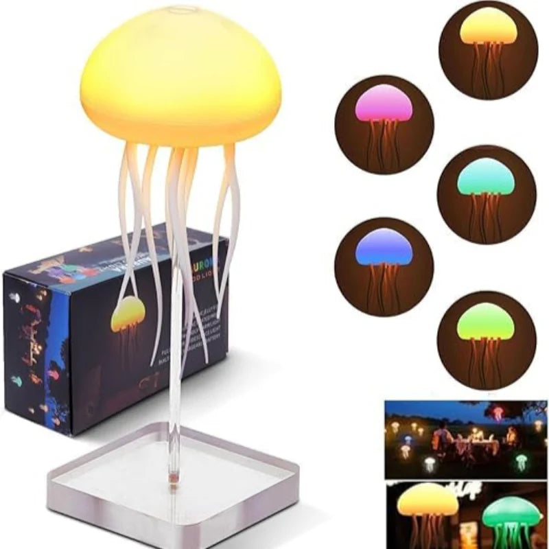 LED Cute Jellyfish Night Light
