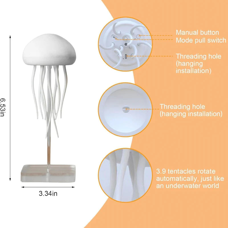 LED Cute Jellyfish Night Light