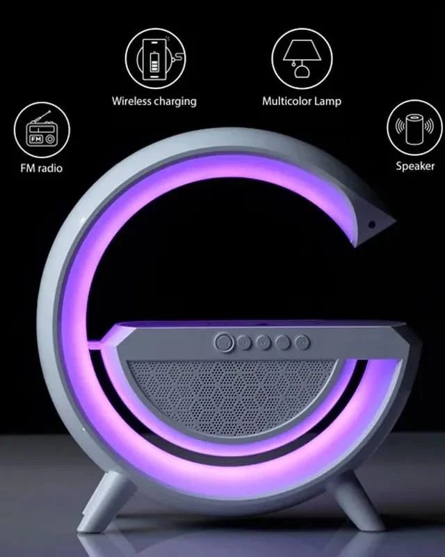 G-Speaker Smart Bluetooth Speaker with Wireless Charging &amp; LED Light
