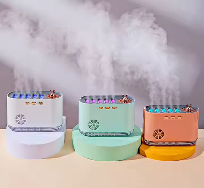 Essential Oil Diffuser – RGB Color-Changing Aromatherapy Humidifier with Music Sync & Auto Shut-Off for Large Room, Home, Office, Shop, Gym