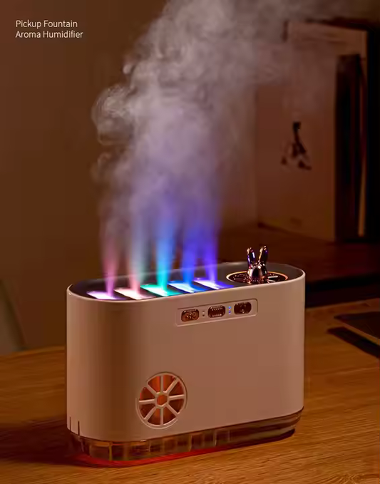 Essential Oil Diffuser – RGB Color-Changing Aromatherapy Humidifier with Music Sync & Auto Shut-Off for Large Room, Home, Office, Shop, Gym