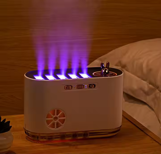 Essential Oil Diffuser – RGB Color-Changing Aromatherapy Humidifier with Music Sync & Auto Shut-Off for Large Room, Home, Office, Shop, Gym