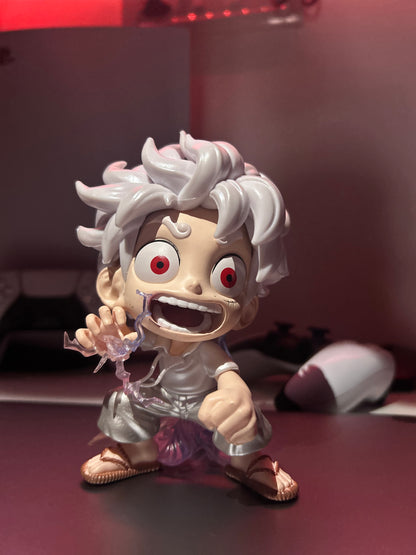 Luffy Gear 5 Action Figure – Sun God Nika Anime Collectible for One Piece Fans (Limited Edition)