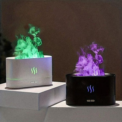 3D Flame Aroma Diffuser Air Humidifier