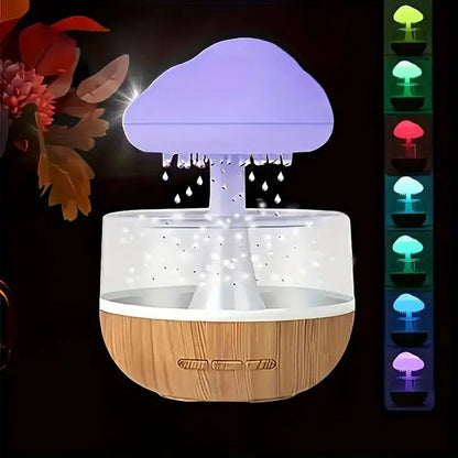 Cloud Rainfall Humidifier Lamp