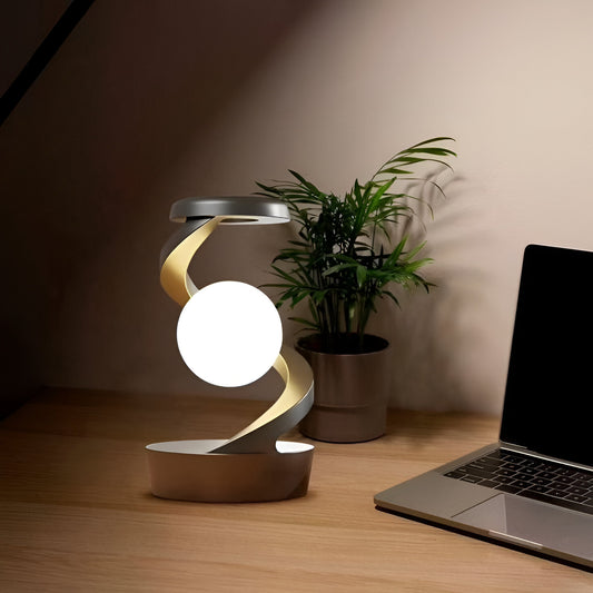 Spiral Levitating LED Desk Lamp