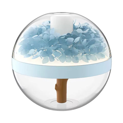 Flower Humidifier – Cute USB Cool Mist Humidifier with LED Night Light for Bedroom