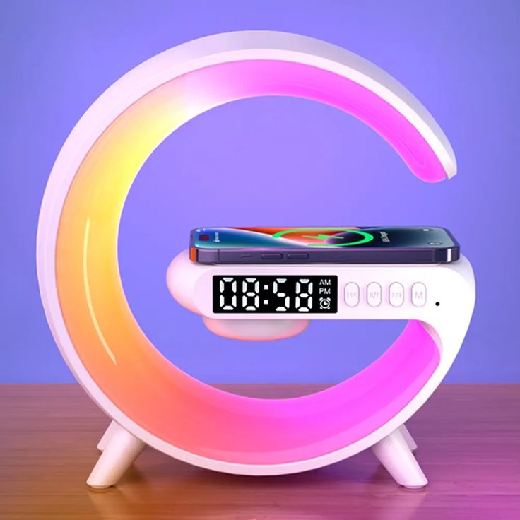G-Speaker Smart Bluetooth Speaker with Wireless Charging &amp; LED Light