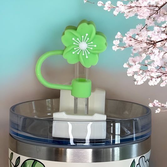 Premium Floral Straw Toppers