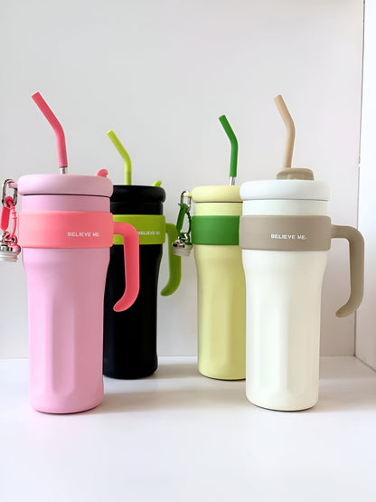 Believe Me™ 1.2L Jumbo Tumbler – Leak-Proof Insulated Water Bottle for Hot & Cold Drinks
