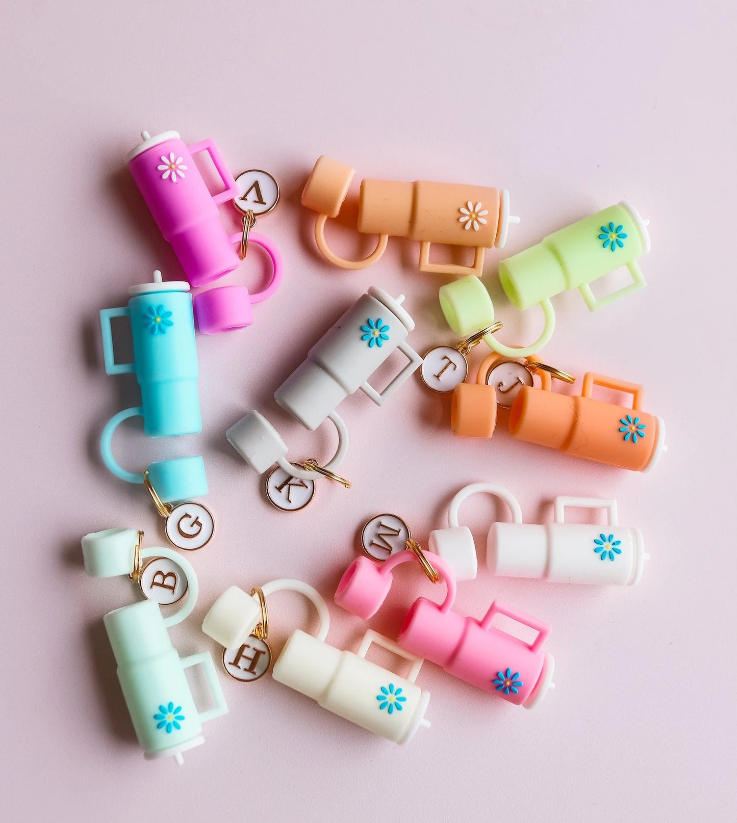 Mini Stanley Cup Silicone Straw Toppers
