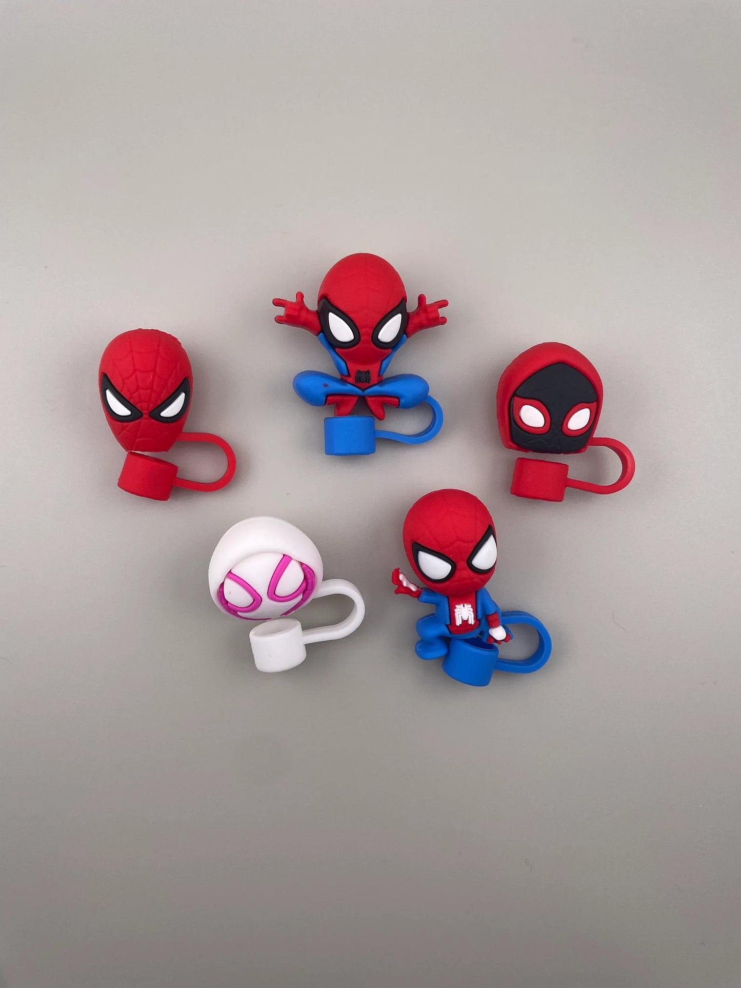 Premium Spiderman Straw Toppers