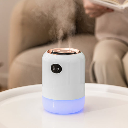 Double Spray Humidifier – High-Capacity Cool Mist Diffuser with Dual Nozzles for Home & Office